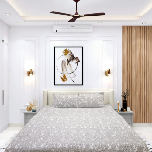 Seamless Vintage Black and white Bedsheet