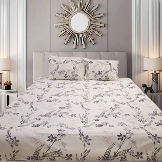 Floral Pepal Barcelona Bedsheet